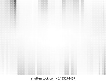 Grey tech geometric abstract background. Vector design