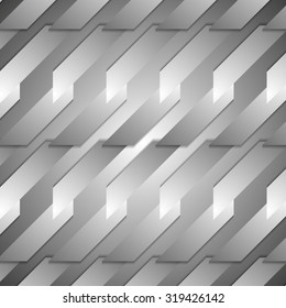 Grey tech geometric background. Vector corporate design
