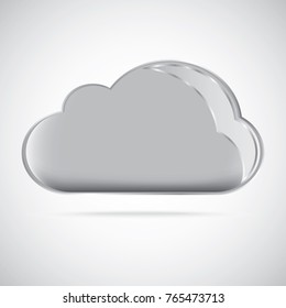 Grey techno cloud