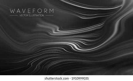 Grey technology background. Big Data visualization. Vector illustration EPS 10.