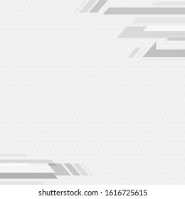 Grey technology concept with copyspace abstract background. EPS10 Vector Illustration graphic design. 
