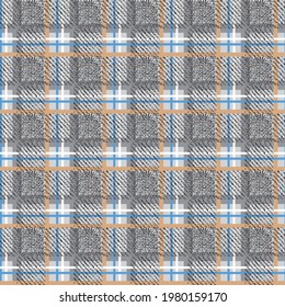 graue Textur negativ mit blauem und cremefarbenem Streifen auf Hintergrund