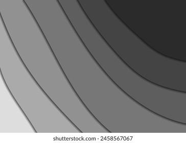 Grey texture. Shades of grey background. Grey lines with shadows.
