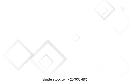 Grey Tile Contemporary Vector  Background. Shape Ornament Poster. White Geometric Illustration. Light Style Frame.