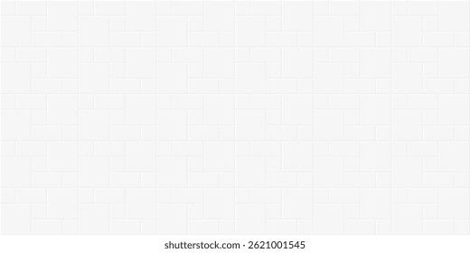 Grey tile design in different size with a unique pattern. Clean square ceramic tiled grid pattern for wall and floor in kitchen, bathroom, toilet and living room. Vector illustration