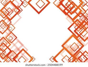 Grey Tile Geometry Vector Background. Business Rectangular Wallpaper. Yellow Creative Poster. White Abstract Template.