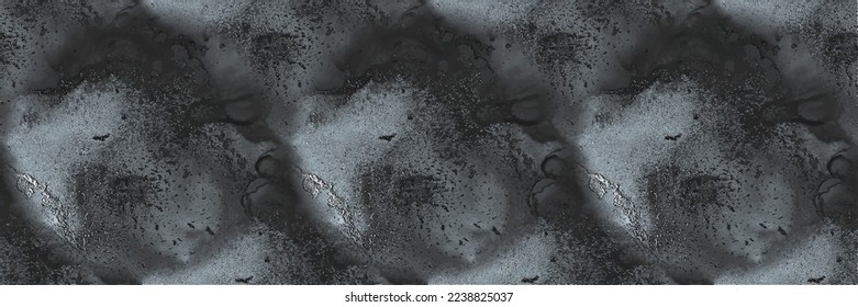 Grey Tile Paint. Black Light Pattern. Metal Alcohol Ink Background. Black Marble Watercolor. Fluid Vector Pattern. Grey Abstract Background. Dirty Water Color Repeat Stone. Liquid Abstract Painting.