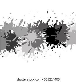 grey tones paint splatter icon image vector illustration design 