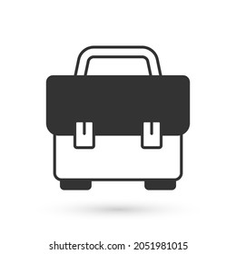 Icono del Cuadro de herramientas gris aislado en fondo blanco. Signo del cuadro de herramientas.  Vector