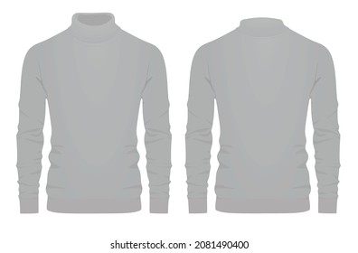 Grey top blazer. vector illustration 