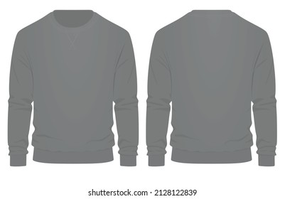 Grey top blazer. vector illustration 