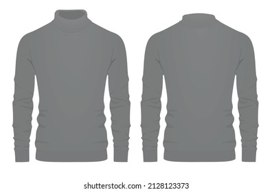 Grey top blazer. vector illustration 