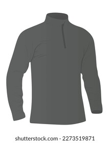 Grey  top blazer. vector illustration 