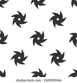 Grey Tornado icon isolated seamless pattern on white background. Cyclone, whirlwind, storm funnel, hurricane wind or twister weather icon.  Vector Illustration