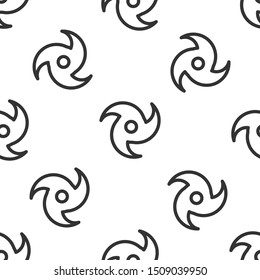 Grey Tornado icon isolated seamless pattern on white background. Cyclone, whirlwind, storm funnel, hurricane wind or twister weather icon.  Vector Illustration