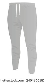 Traje gris en el fondo. ilustración vectorial