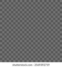 Grey transparency grid. A seamless grid pattern consisting of alternating transparent and light gray squares creates a visually balanced and crisp surface, suitable for design or digital art.