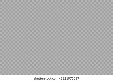 Grey transparent non contrast checkered background. Photoshop grid imitation. Vector illustration