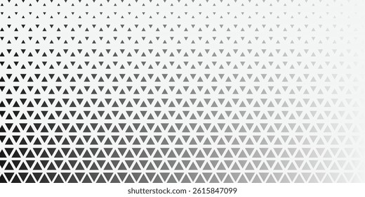 Grey triangle pattern background vector illustration