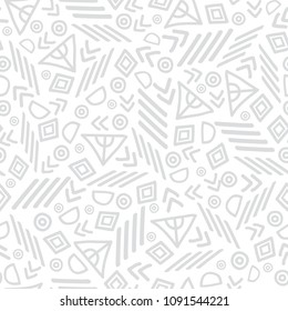 Grey tribal abstract seamless repeat pattern texture. Great for folk modern wallpaper, backgrounds, invitations, packaging design projects. Surface pattern design.