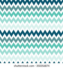 Grey & turquoise chevron seamless patterns Vector EPS