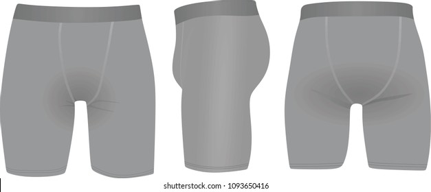 Grey underwear. vector illustration