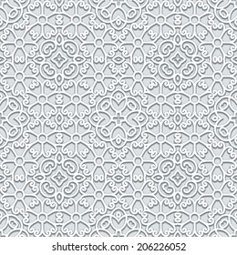 Grey Vector Background Lace Texture Seamless Stock Vector (Royalty Free ...