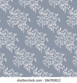 Grey vector texture with abstract branches.  Use for wallpaper, pattern fills, web page.