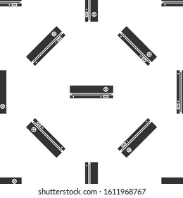 Grey Video game console icon isolated seamless pattern on white background.  Vector Illustration