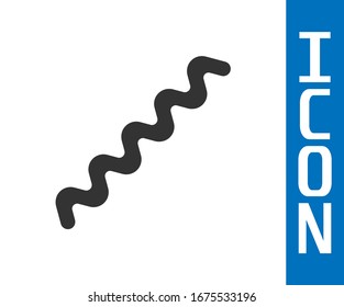 Grey Virus icon isolated on white background. Corona virus 2019-nCoV. Bacteria and germs, cell cancer, microbe, fungi.  Vector Illustration