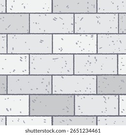  Grey wall seamless pattern, illustration vector