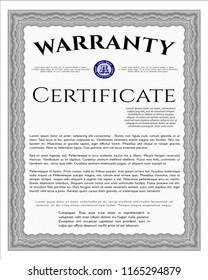 Grey Warranty. Easy to print. Customizable, Easy to edit and change colors. Superior design. 