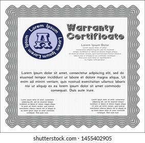 Grey Warranty. With quality background. Customizable, Easy to edit and change colors. Beauty design. 
