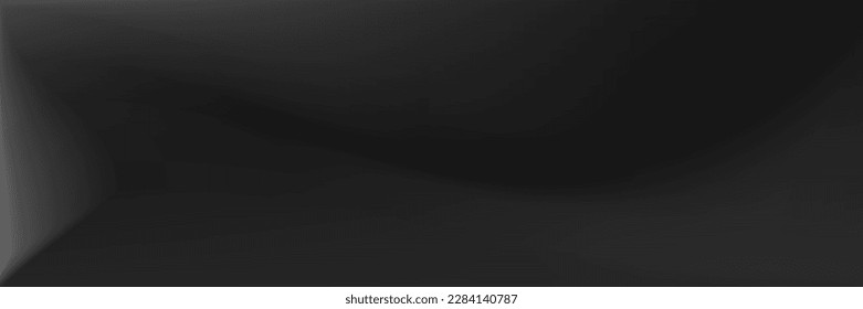 Grey  Water Trendy Background. Gray Wavy Gradient Mesh. Silver Smooth Surface Illustration. Metallic Vibrant Modern Design Backdrop. Black and white Monochromatic Wavy Gradient Mesh.