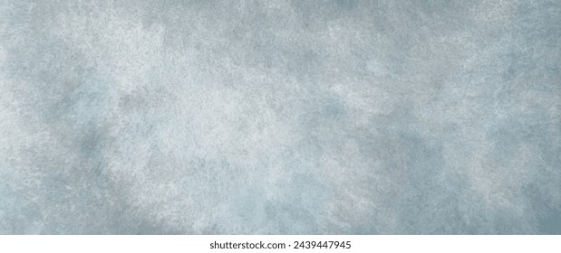 Grey watercolor art background. Old paper. Marble. Stone. Hand drawn watercolor grey blue vector texture for cards, flyers, poster. Stucco. Wall. Brushstrokes and splashes. Painted template for design Stock vektor