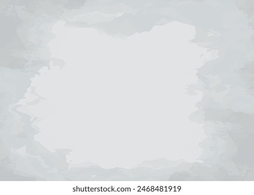 Grey watercolor background. Gradient background.