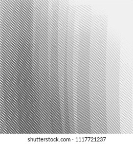 grey watercolor grid mesh pattern with gradients on white background, vector illustration