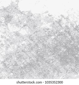grey watercolor splash pattern with visible dry paint brush strokes, vector illustration
