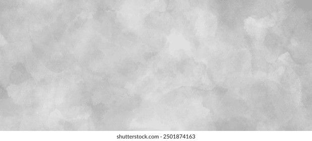 Grey watercolor texture background. Watercolor grunge abstract backdrop. Vector illustration for cards, flyer, poster and cover design. Old paper textured template for design.