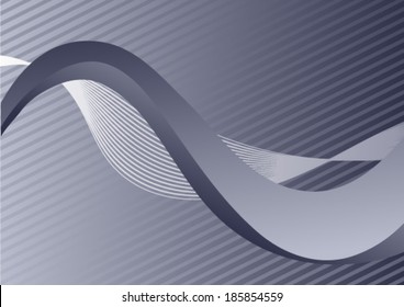 grey wave abstract background