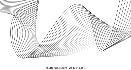 Grey Wave Line Abstract Background Featuring Dynamic Geometric Shapes Composition, Ideal for Graphic Design Projects, Business Presentations, Brochures, and Digital Art, Perfect for Modern Branding