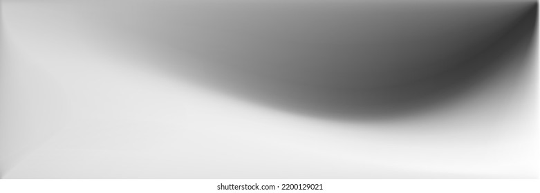 Grey Wavy Gradient Mesh. Alluminium Metallic Wavy Gradient Mesh. Silver Smooth Surface Illustration. Blank Vibrant Smooth Surface Backdrop. Monochromatic  Water Office Background.