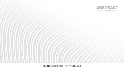 grey wavy lines abstract background