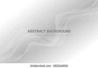 Fondo abstracto de humo ondulado gris.