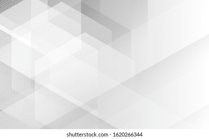 Grey wheel geometric technology background with gear shape. Vector abstract graphic design.