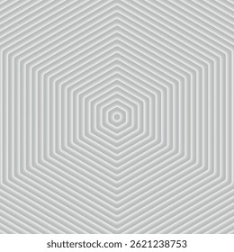 Grau und Weiß Abstrakter Hintergrund. Abstrakter hellweißer Hintergrund mit Sechseck.