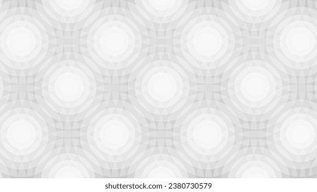 Grey and white abstract background with circles