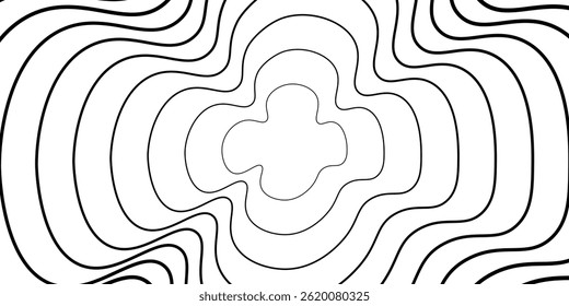 Fundo abstrato cinza e branco com vetor de linhas dinâmicas. eps 10