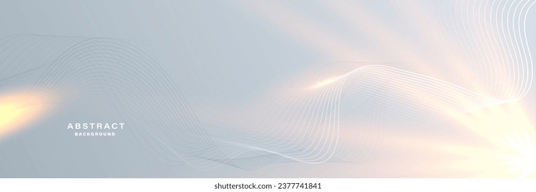Fondo abstracto blanco gris con partículas fluidas. Concepto de tecnología digital para el futuro. ilustración vectorial.