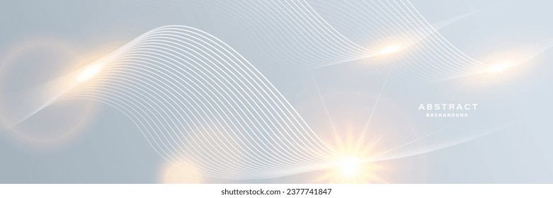 Fondo abstracto blanco gris con partículas fluidas. Concepto de tecnología digital para el futuro. ilustración vectorial.